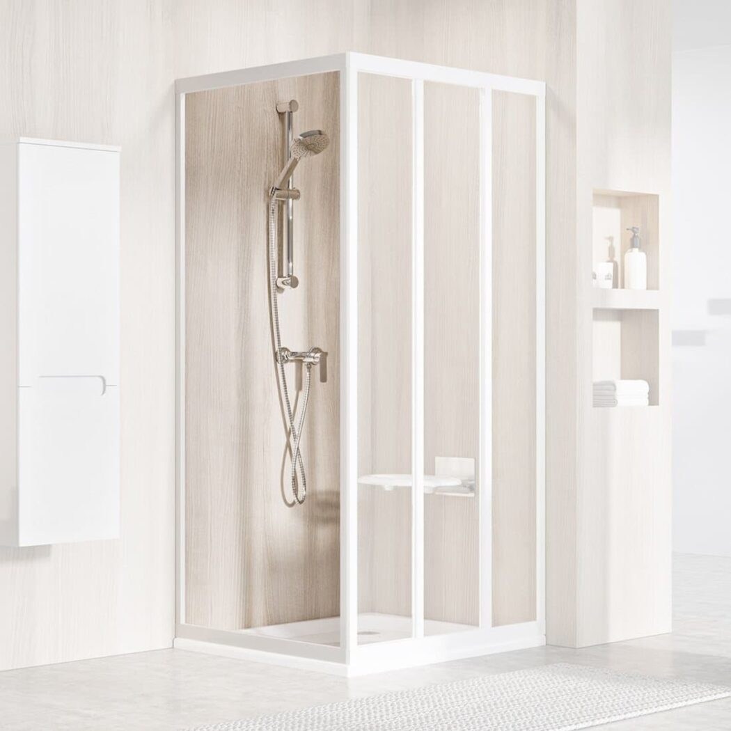 Bočné zástena k sprchovacím dverám 75 cm
