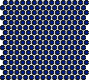 Keramická mozaika Premium Mosaic modrá 30x31