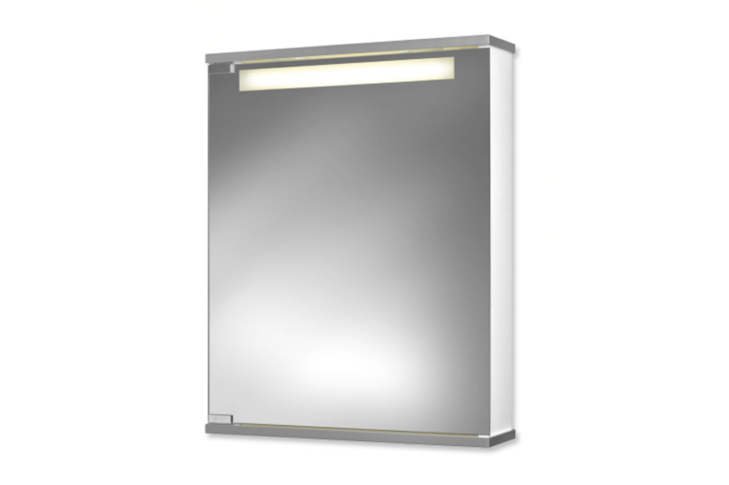 Zrkadlová skrinka s osvetlením Jokey 50x65 cm MDF biela
