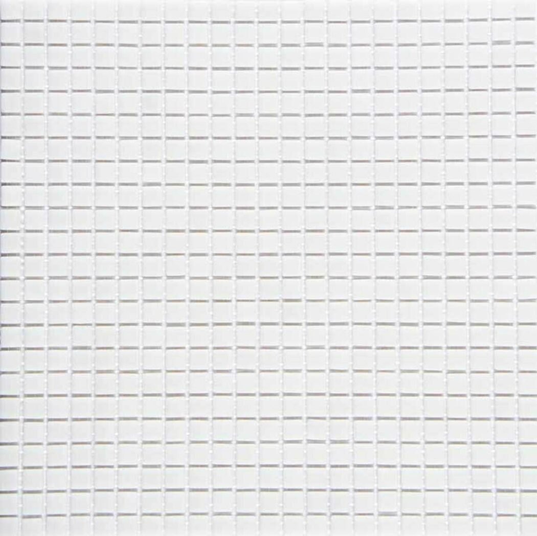 Sklenená mozaika Mosavit Mikros Bianco 30x30