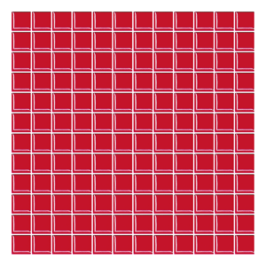Sklenená mozaika Premium Mosaic červená 30x30