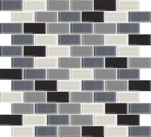 Sklenená mozaika Premium Mosaic šedá 31x33