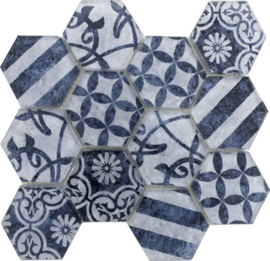 Sklenená mozaika Premium Mosaic azul 26x30