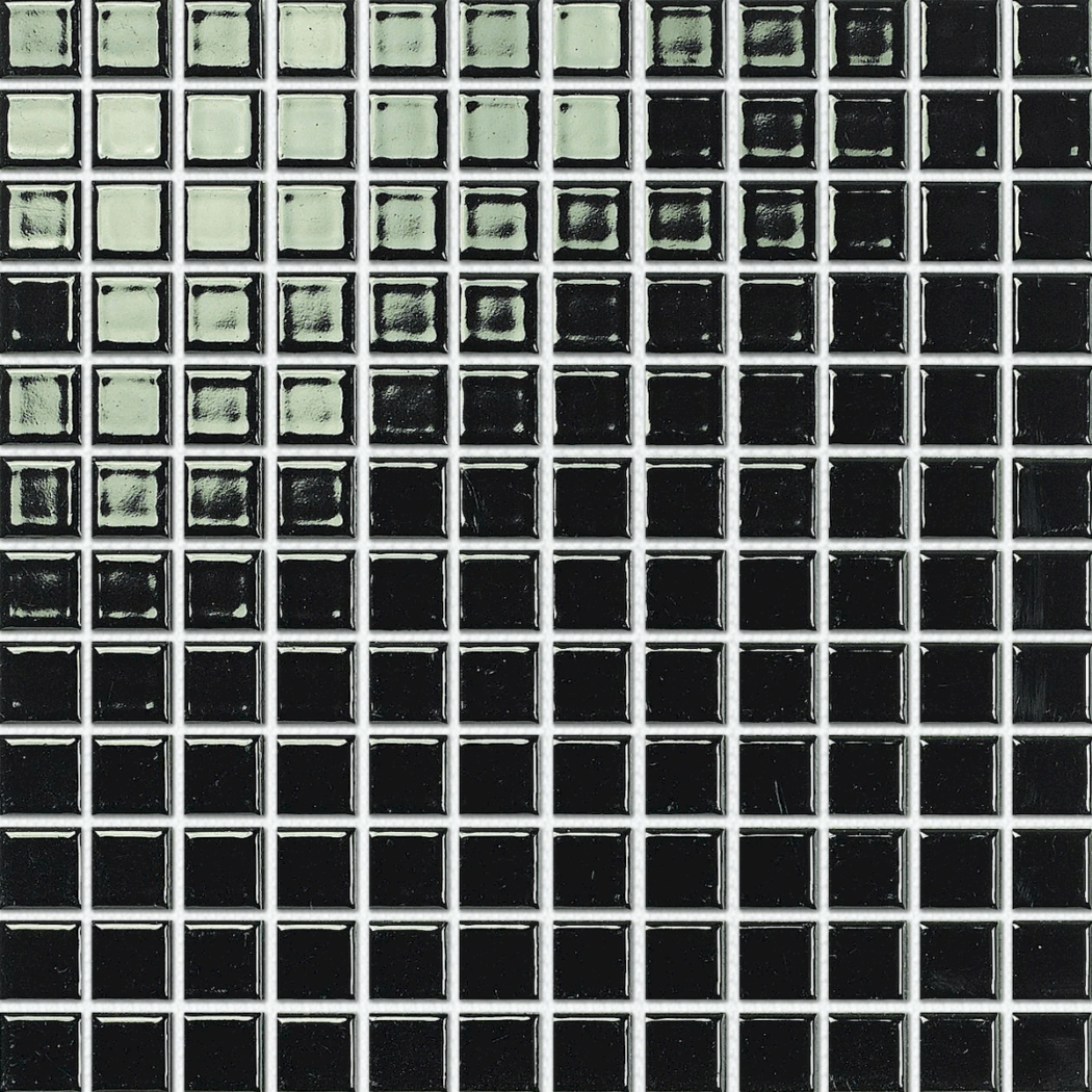 Keramická mozaika Premium Mosaic černá 30x30