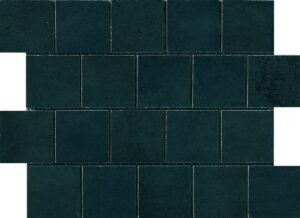 Mozaika Cir Miami green blue 30x40