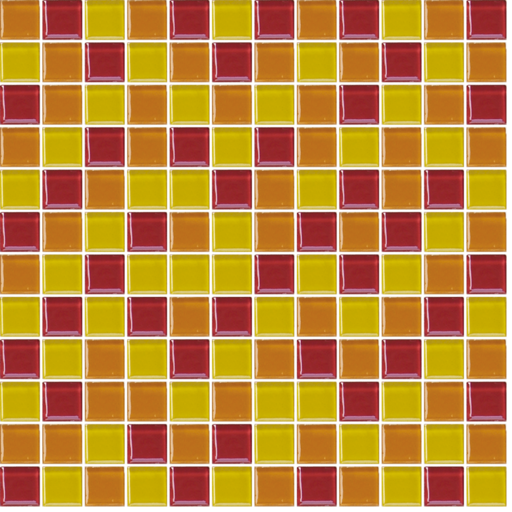 Sklenená mozaika Premium Mosaic vícebarevná 30x30