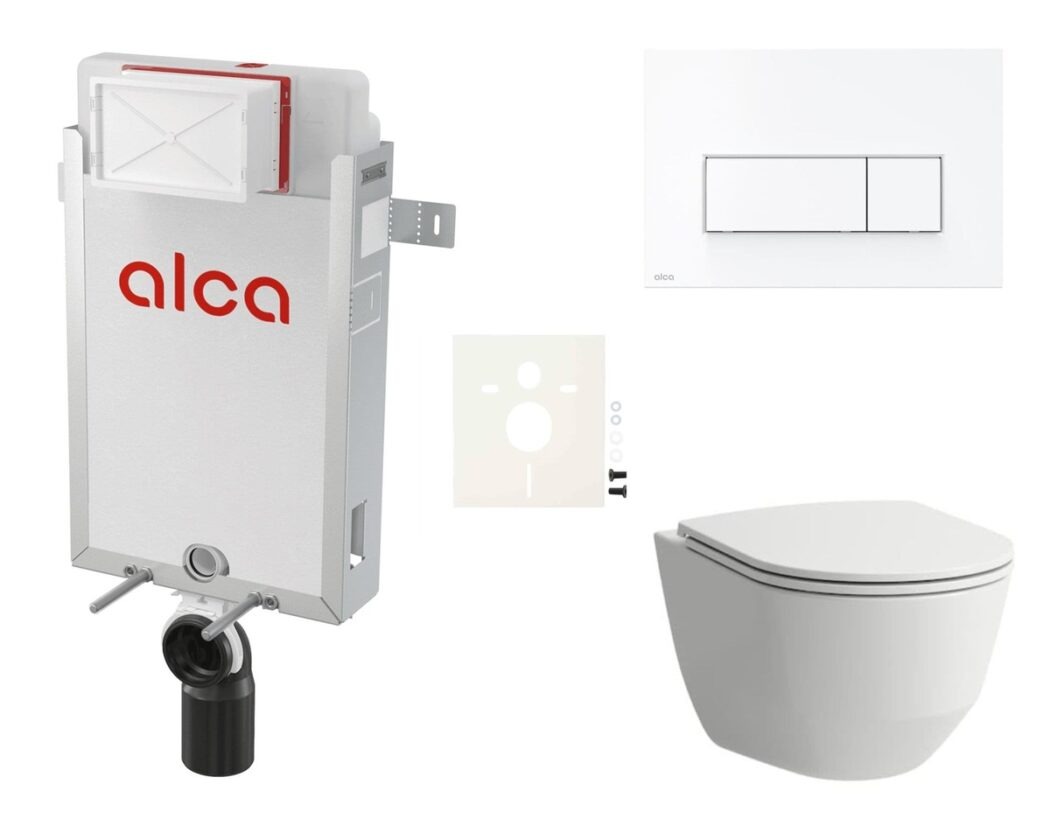 Cenovo zvýhodnený závesný WC set Alca na